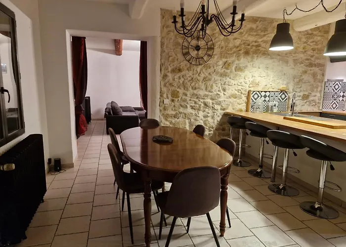 Vakantiehuis Grand Mas Provencal 3 Et 1 Dortoir 7 Pers, Ideal Familles Groupes, Fraicheur D'ete Montfaucon (Gard)