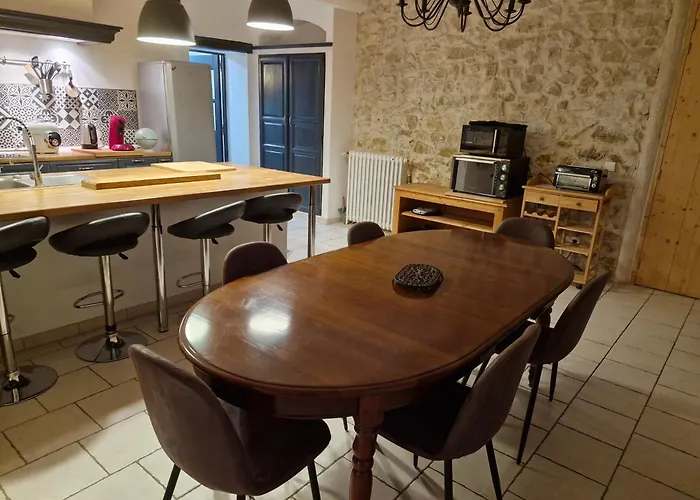 Vakantiehuis Grand Mas Provencal 3 Et 1 Dortoir 7 Pers, Ideal Familles Groupes, Fraicheur D'ete Montfaucon (Gard)